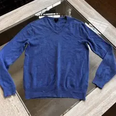 J.Crew ブルー Vネックセーター Sサイズ