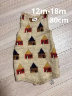 oeuf ロンパース 12–18m 100%ベビーアルパカ素材