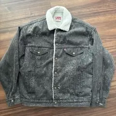 Levi's ギャラクティクウォッシュ　ブラックデニム　ボアジャケット　激レア