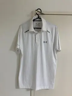 Under Armour ホワイト ポロシャツ MD/M Loose