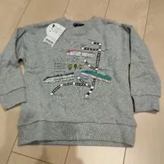 kladskap クレードスコープ 110 電車 新幹線 トレーナー グレー