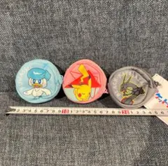 【現品限り】ポケモン　ポケットモンスター　ミニポーチ　3点セット