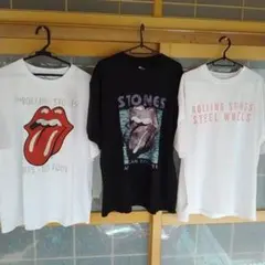 お得な3枚セット！Rolling Stones ローリングストーンズ Tシャツ