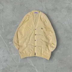 LACOSTE ラコステ カーディガン 80s アクリルニット XL