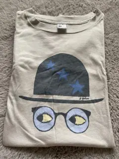 BOHEMIANS Tシャツ 帽子 メガネ プリント ベージュ Sのサムネイル