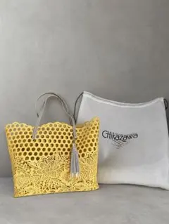 Chikazawa イエロー　トートバッグのサムネイル