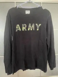 army ロングTシャツ 黒 Mのサムネイル