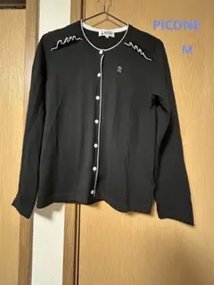 超美品　PICONE 長袖カーディガン Ｍ　ブラック