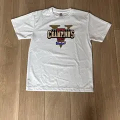 東京ヤクルトスワローズ 2021 日本一 優勝記念Tシャツ マジェスティック 白