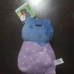 お文具といっしょ ボールチェーン付きキャンディーに包まれぬいぐるみ　ねこさん