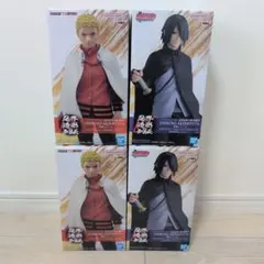 忍界造形列伝-うずまきナルト--うちはサスケ-4個セット