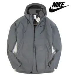 【NIKE/ナイキ】フリース素材撥水加工ジップアップパーカー XL・グレー系