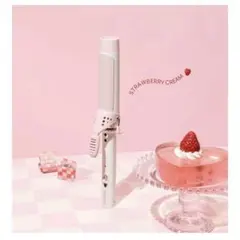 VODANA 40mm グラムウェーブカーリングアイロン　巻きコテ　太め　ピンク