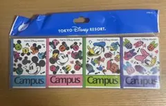 東京ディズニーリゾート 付箋セット 4種