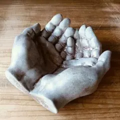 ② wrap up hand セメント雑貨 男前インテリア トレー　置物