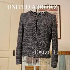 UNITED ARROWZ ノーカラージャケット 40size L