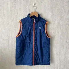 PUMA ベスト　キッズ　160cm ブルー　薄手