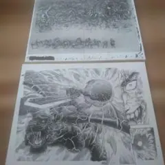 新品未開封　複製原画　4点　大ベルセルク展　ゾッド　髑髏の騎士　フェムト　蝕 新品未開封 複製原画 4点 大ベルセルク展 ゾッド 髑髏の騎士 フェムト