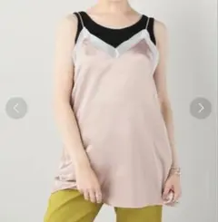 cityshop サテンピンクキャミソールトップスのサムネイル
