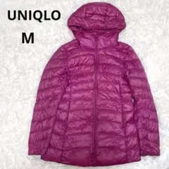 ユニクロ UNIQLO ウルトラライトダウン ピンクパープル M 軽量