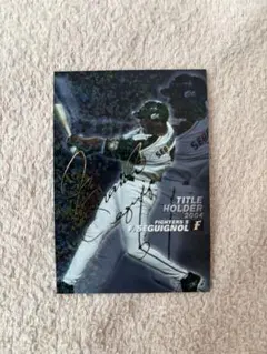 プロ野球チップス タイトルホルダー 金箔サイン セギノール 日ハム ファイターズ