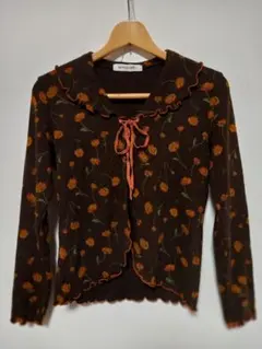 カーディガン　花柄　MASON GRAY