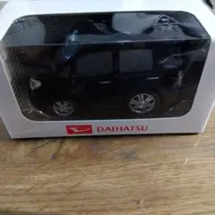 ダイハツタントエグゼカスタム　黒ミニカーのサムネイル