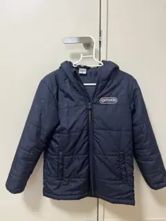 140cm OUTDOOR フード付きネイビーコート