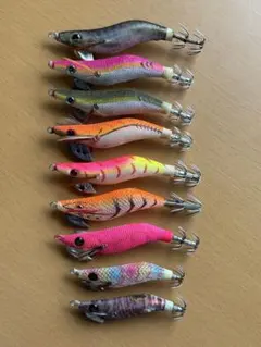 ③ ライトエギング エギ 7本セット 餌木 イカ釣り ルアー まとめ売り
