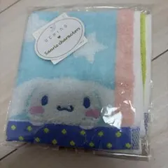 未開封・サンリオ×ウチノ シナモロール ひょっこり タオルハンカチ