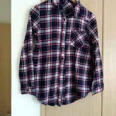 チェック柄コットンシャツ　イングＭ