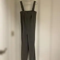 GU タックサロペットパンツQ グレー Lサイズ