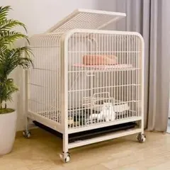 美品✨猫ケージ 猫用ケージ 猫ハウス ホワイト ケージ 猫ハウス 大型猫