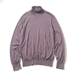 エルメネジルドゼニア Ermenegildo Zegna カシミヤ セーター 美品 Ermenegildo Zegna エルメネジルドゼニア カシミヤ×シルク