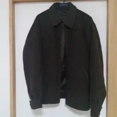 グリーンレーベルリラクシング　ブラウン ジッパー ジャケット Mサイズ