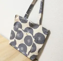 ハンドメイド【94A】バッグ トートバッグ エコバッグ レッスンバッグ 北欧調