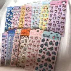 正規品 ぷくっとシール サンリオ コンプリート 人気 ダイソー キャラクター