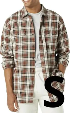 Amazon Essentials フランネルシャツ チェックシャツ 長袖