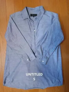 UNTITLED 七分袖シャツ ブルーのサムネイル