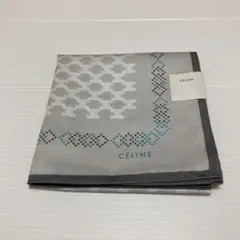 CÉLINE 幾何学模様 ハンカチ大判