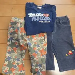 【最終お値下げ】ミキハウス 長袖Tシャツ　パンツ　他　100cm　まとめ売り
