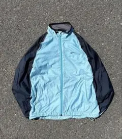 nike 00s テックナイロンジャケット y2k ドローコード 短丈