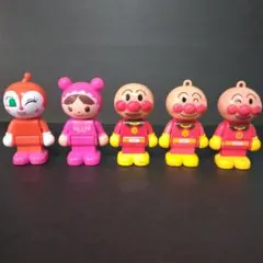 アンパンマン ブロックラボ　ブロック　ドール 5体セット　キズ 汚れあり