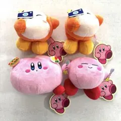 星のカービィ　おいしいおでかけ　miniぬいぐるみ 4体セット　ワドルディ