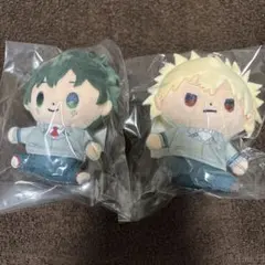 緑谷出久　爆豪勝己　もっちび　ぬいぐるみ