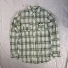 Abercrombie&Fitch アバクロ 長袖シアーチェックシャツ L