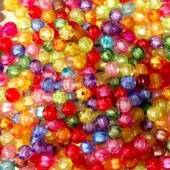 かぼちゃビーズ アクリル 290個