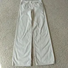 UNIQLO バギージーンズ（丈長め81.5cm）NATURAL 23インチ