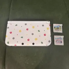 ニンテンドー3DS LL 本体+ソフト2個セット 充電器 どうぶつの森