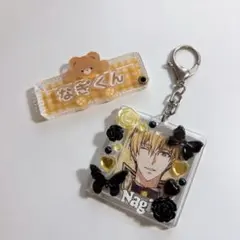 ムビナナ フレークシール 六弥ナギ ネームタグプレート フクヤ